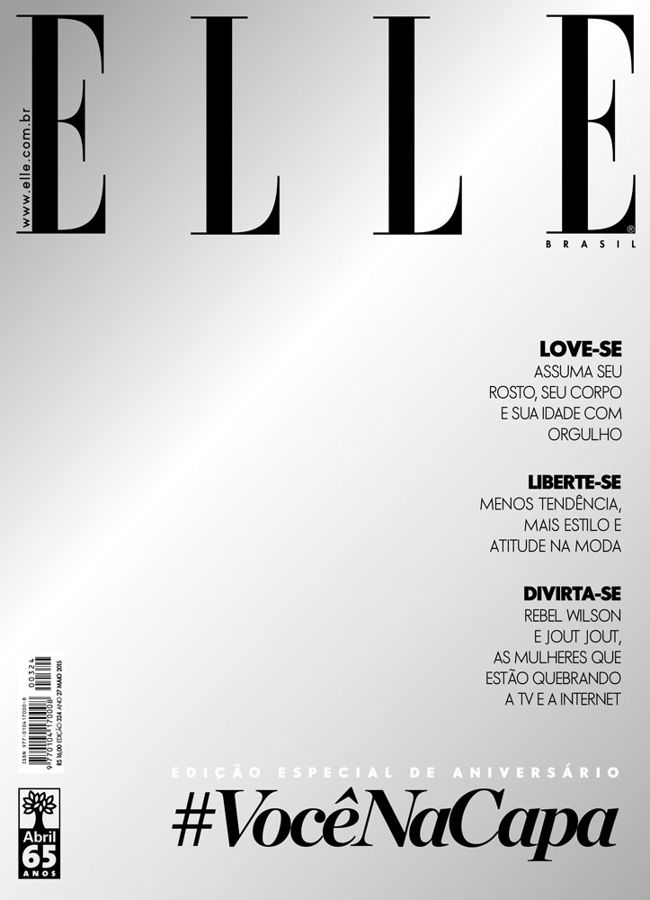 Capa de revista Elle Fotomontagem