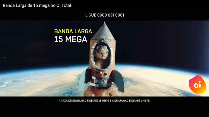 Oi lança campanha publicitária para comunicar oferta de banda larga nos combos Oi Total